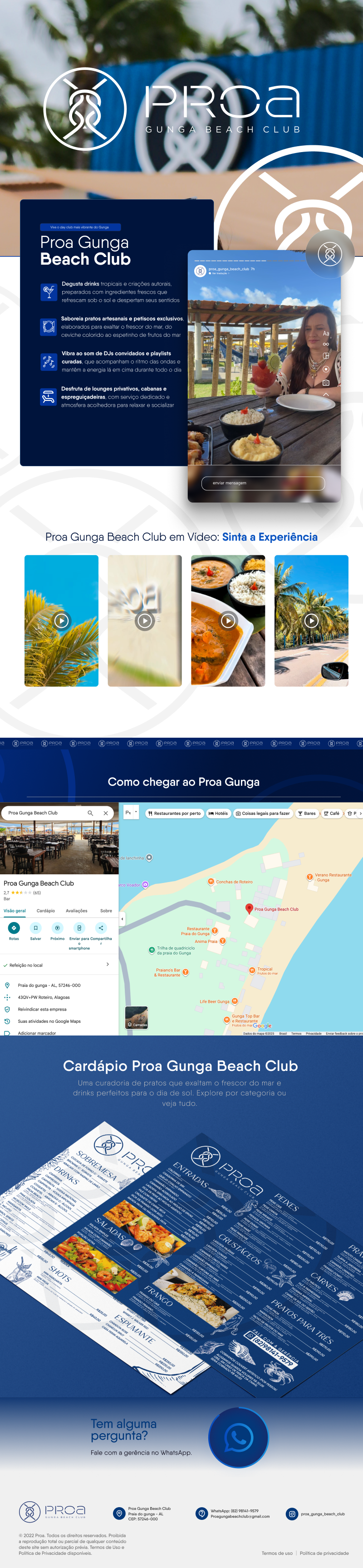 Proa Gunga Beach Club Mobile